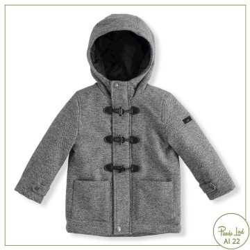 45495-Cappotto iDO Grigio Melange-Abbigliamento Bambini Autunno Inverno 2022
