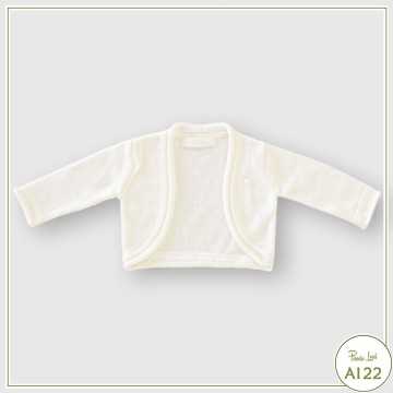 I22119-Giacchino DiLù Panna-Abbigliamento Neonato Autunno Inverno 2022
