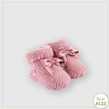 022VE-339-ro-Scarpine Sardon Rosa-Abbigliamento Neonato Autunno Inverno 2022