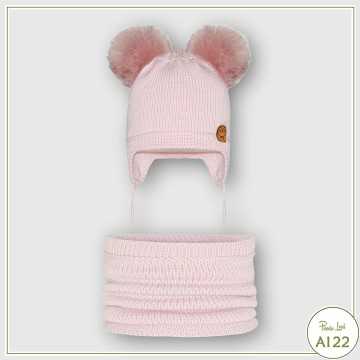 WX-14/FC-pp-Set Barbaras Powder Pink-Abbigliamento Bambini Autunno Inverno 2022