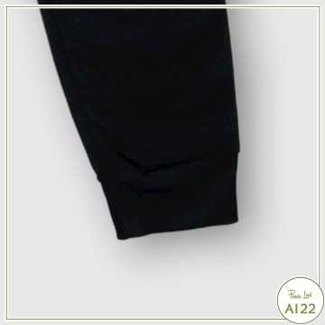 9CC578-023-Pantalone Converse Nero-Abbigliamento Bambina Nuova Collezione
