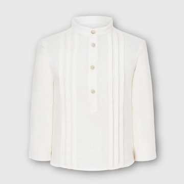006-45186-pe22-Camicia Paz Rodriguez Cream-Abbigliamento Primavera Estate 2022