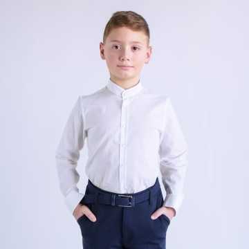 B3401390-Camicia SP1 Bianco-Abbigliamento Bambini Primavera Estate 2023
