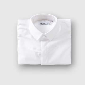 CSK0745BIS-ba-Camicia Shakò Bianco-Abbigliamento Bambini Primavera Estate 2023