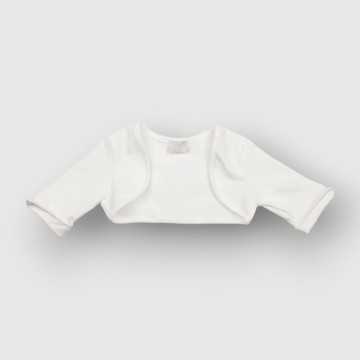 CSCL10I-Coprispalla Lalalu white-Abbigliamento Neonato Primavera Estate 2023