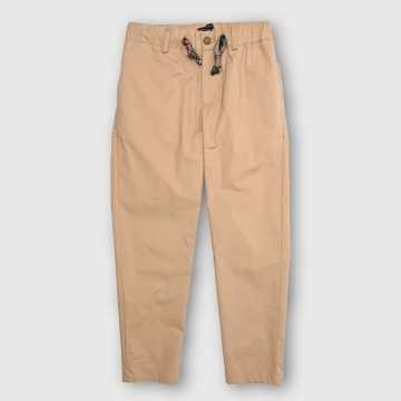 1235P1135-Pantalone Alessandrini Beige-Abbigliamento Bambini Primavera Estate 2023