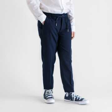 PSK0764-bl-Pantalone Shakò Blu-Abbigliamento Bambini Primavera Estate 2023