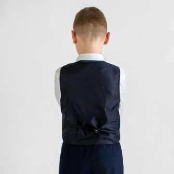 SSK0768-Gilet Shakò Blu-Abbigliamento Bambini Primavera Estate 2023