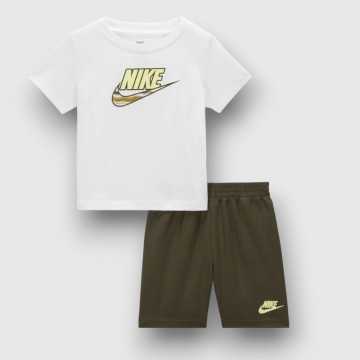 86K855-F84-Completo Nike Bianco-Abbigliamento Bambini Primavera Estate 2023