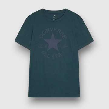 9CD492-EA0-T-Shirt Converse Verde-Abbigliamento Bambini Primavera Estate 2023