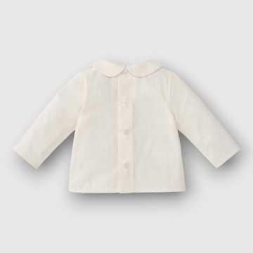 006-151074-Completo Paz Rodriguez Cream-Abbigliamento Neonato Autunno Inverno 2023