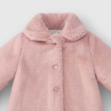 009-150156-Ecopelliccia Paz Rodriguez Powder Pink-Abbigliamento Neonato Autunno Inverno 2023