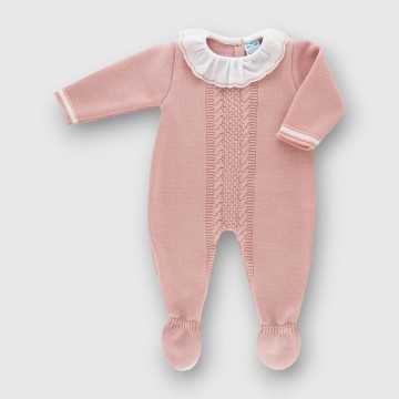 023MC-206-Tutina Sardon Rosa-Abbigliamento Neonato Autunno Inverno 2023