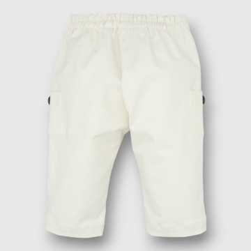 O23B14-Pantaloni Fina Ejerique Panna-Abbigliamento Bambini Autunno Inverno 2023