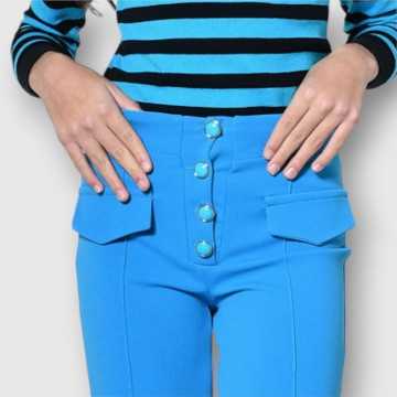 4750G-PN-Pantaloni J'Aime Azzurro-Abbigliamento Bambini Autunno Inverno 2023