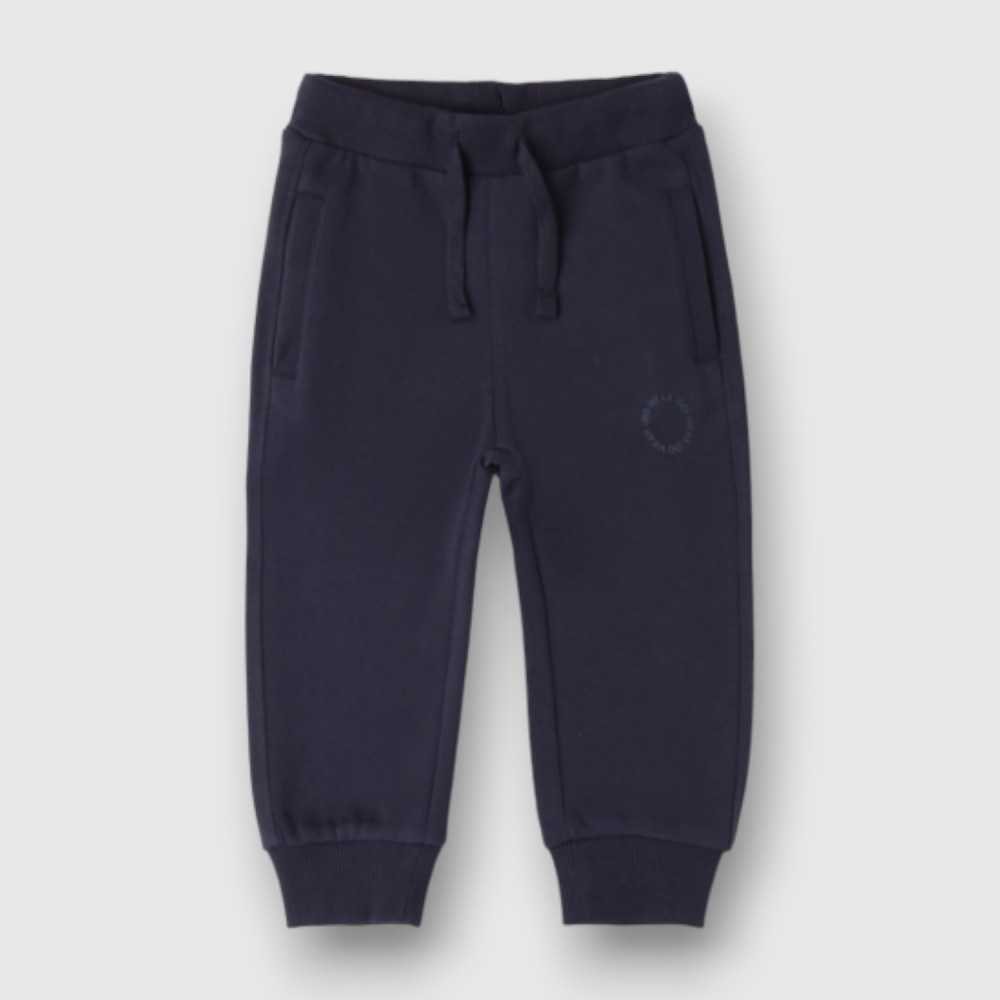 4X359-Pantalone Felpato iDO Navy-Abbigliamento Bambini Autunno Inverno 2023