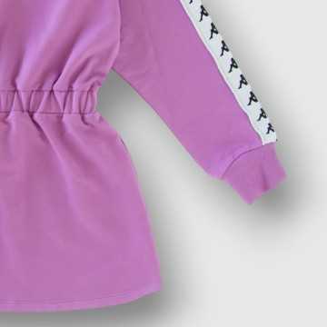 3741VF0139-Abito Kappa Viola-Abbigliamento Bambini Autunno Inverno 2023