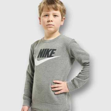 86G705-GEH-Maglia Nike Grigio-Abbigliamento Bambini Autunno Inverno 2023