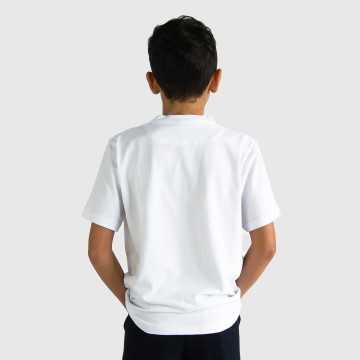 TSK0958-T-Shirt Shako Bianco-Abbigliamento Bambini Primavera Estate 2024