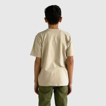 TSK0999-T-Shirt Shako Beige-Abbigliamento Bambini Primavera Estate 2024