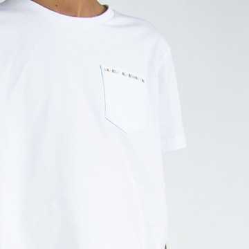 1236M00007-T-Shirt Alessandrini Bianco-Abbigliamento Bambini Primavera Estate 2024