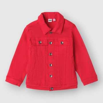 48267-Giubbotto iDO Rosso-Abbigliamento Bambini Primavera Estate 2024
