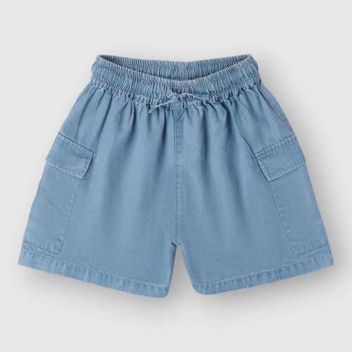 48871-Short Jeans iDO Chiaro-Abbigliamento Bambini Primavera Estate 2024