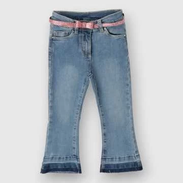 48351-Jeans iDO Lavato Chiarissimo-Abbigliamento Bambini Primavera Estate 2024