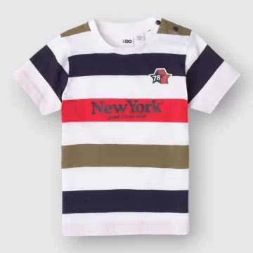 48672-T-Shirt iDO Navy-Abbigliamento Bambini Primavera Estate 2024