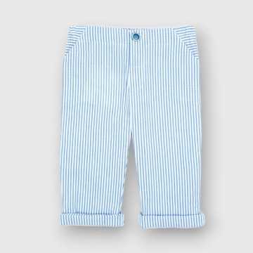 P24B44-Pantaloni Fina Ejerique Azzurro-Abbigliamento Bambini Primavera Estate 2024