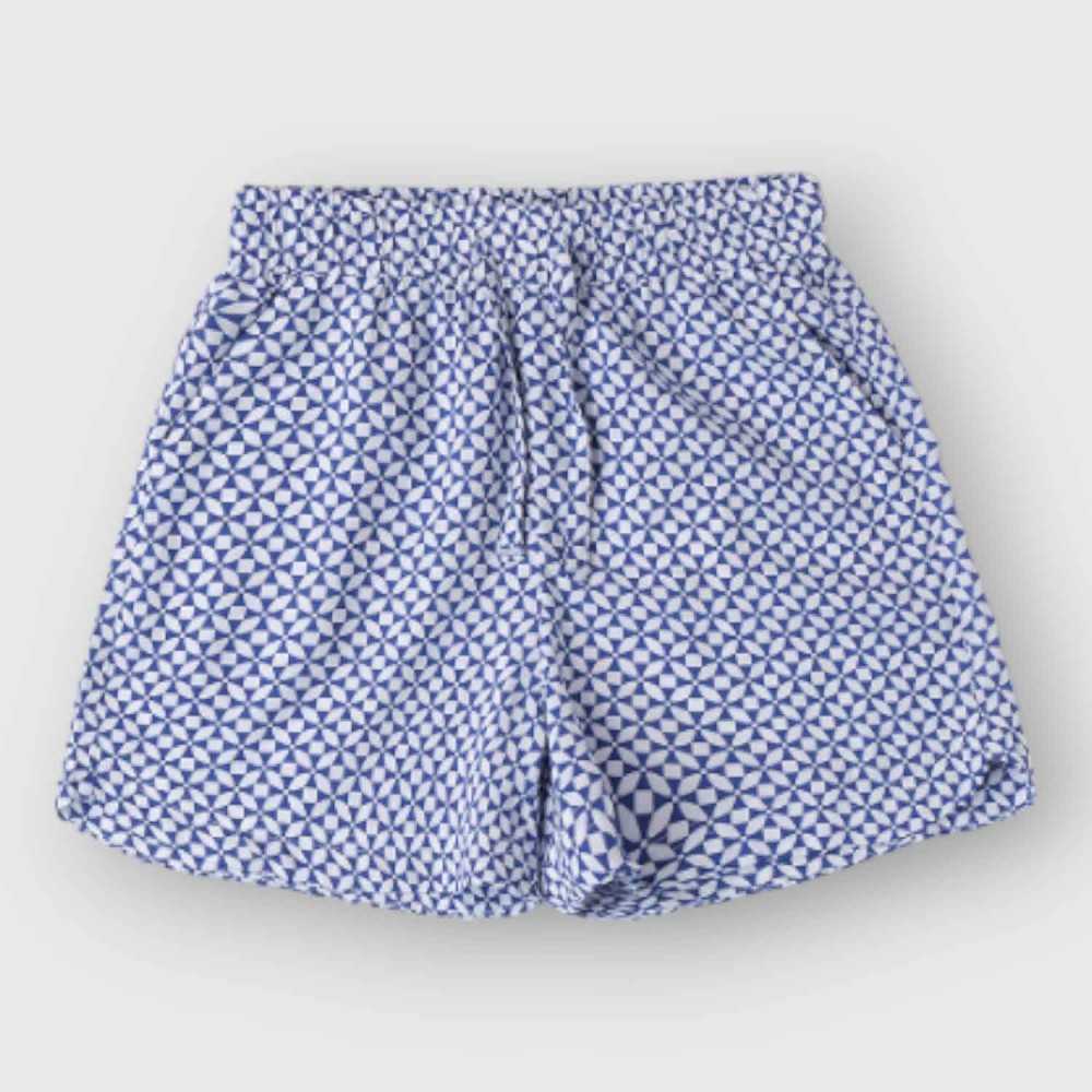 48877-Short iDO Bianco-Blu-Abbigliamento Bambini Primavera Estate 2024