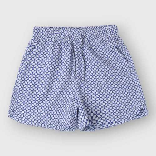 48877-Short iDO Bianco-Blu-Abbigliamento Bambini Primavera Estate 2024