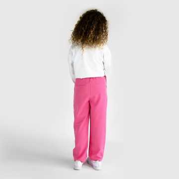 FM1007-Pantalone Fracomina Rosa-Abbigliamento Bambini Primavera Estate 2024