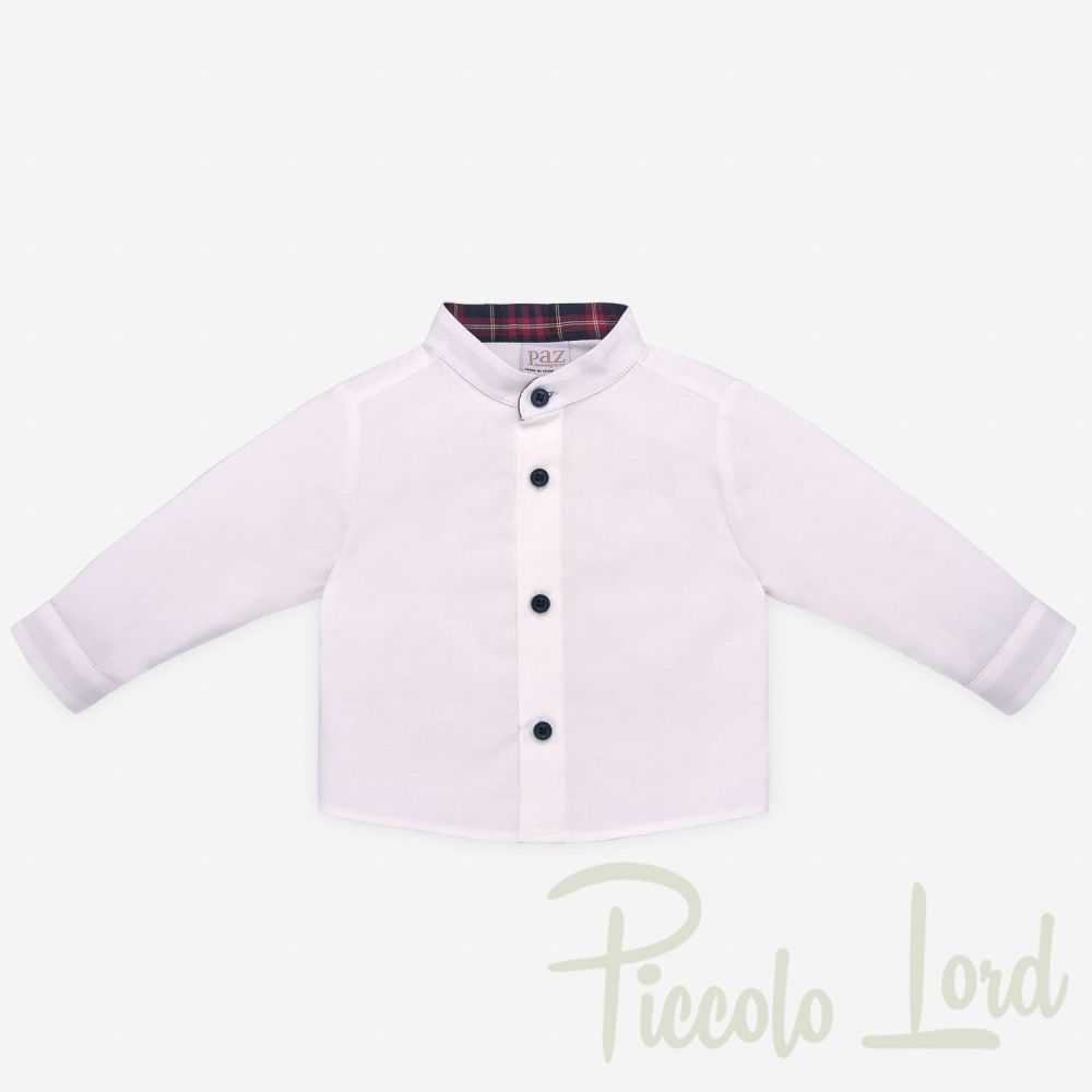 006-25981-Camicia Paz Rodriguez Rosso-Abbigliamento Neonato Autunno Inverno 2020